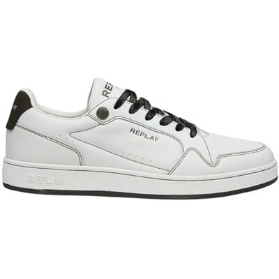 Replay Smash Choice 3 S sneakers för män, 1619 vit grön, 42 EU, 1619 Off White Green, 42 EU Replay Smash Choice 3 S sneakers för män, 1619 vit grön, 42 EU, 1619 Off White Green, 42 EU