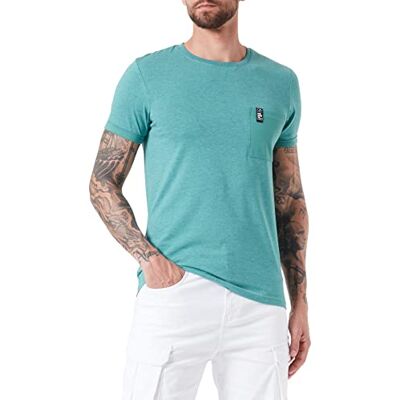 s.Oliver Q/S av s. Oliver T-shirt för män, Blå 73w0, XS s.Oliver Q/S av s. Oliver T-shirt för män, Blå 73w0, XS