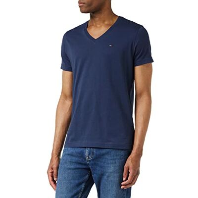 Tommy Jeans Herr Original T-tröja Blå (Svart Iris 002), M Tommy Jeans Herr Original T-tröja Blå (Svart Iris 002), M
