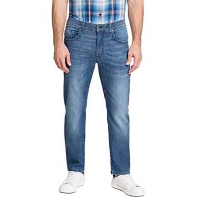 Pioneer Herrbyxor 5 fickor stretch denim jeans, blå använda buffies, 33 W/32 l, Blå använda buffies, 33W x 32L Pioneer Herrbyxor 5 fickor stretch denim jeans, blå använda buffies, 33 W/32 l, Blå använda buffies, 33W x 32L
