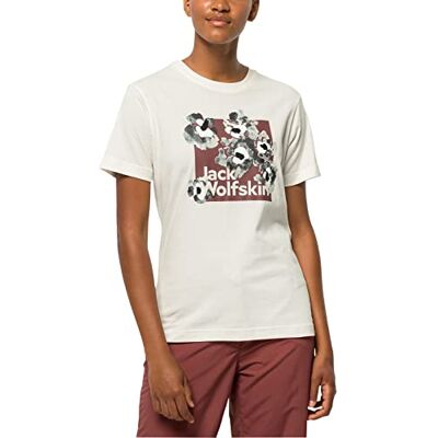 Jack Wolfskin Florell Box T W T-tröja, Egret, XS, Egret., XS Jack Wolfskin Florell Box T W T-tröja, Egret, XS, Egret., XS