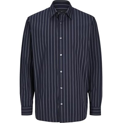JACK & JONES JPRBLABUSHWICK Stanley skjorta L/S SN, Naval Academy/passform: randig, XS JACK & JONES JPRBLABUSHWICK Stanley skjorta L/S SN, Naval Academy/passform: randig, XS