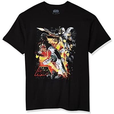 Star Wars Herr Force Hunter Graphic T-shirt, svart, 3XL Star Wars Herr Force Hunter Graphic T-shirt, svart, 3XL