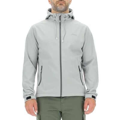 Jeep O102882-G229 J SOFTSHELL JACKA MÄN MED HUVUD Fickor Litet Tryck J23W Herr M Grå M Jeep O102882-G229 J SOFTSHELL JACKA MÄN MED HUVUD Fickor Litet Tryck J23W Herr M Grå M