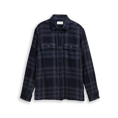 TOM TAILOR herrskjorta, 38533 – Navy Tonal Big Check, 3XL TOM TAILOR herrskjorta, 38533 – Navy Tonal Big Check, 3XL