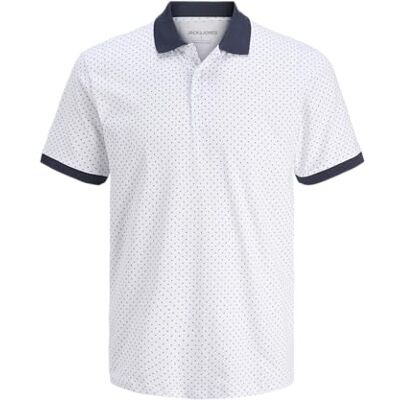 JACK & JONES Jjmatheo Ss Polo, Vit, M JACK & JONES Jjmatheo Ss Polo, Vit, M