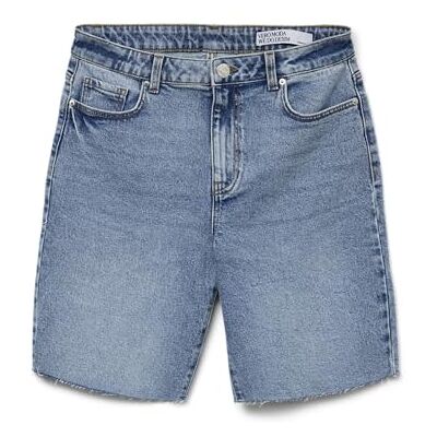 VERO MODA Vmcleo Hr Long DNM Shorts Mix Noos, Ljusblå denim, XL VERO MODA Vmcleo Hr Long DNM Shorts Mix Noos, Ljusblå denim, XL