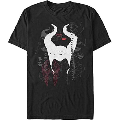 Disney Unisex Maleficent: Mistress Of Evil Dark Collage Organic kortärmad T-shirt, svart, M Disney Unisex Maleficent: Mistress Of Evil Dark Collage Organic kortärmad T-shirt, svart, M