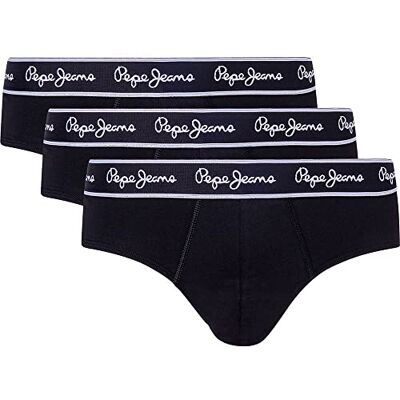 Pepe Jeans herrkalsonger (förpackning med 3), svart (svart), L Pepe Jeans herrkalsonger (förpackning med 3), svart (svart), L