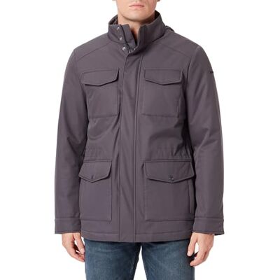 Geox M Vincit-jacka för män, asfalt, 46 Geox M Vincit-jacka för män, asfalt, 46