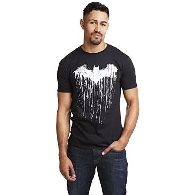 DC Comics herr Batman färg T-shirt, Svart, XXL DC Comics herr Batman färg T-shirt, Svart, XXL