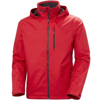 Helly Hansen herr Crew jacka med huva 2.0 jacka med huva, 162 Röd, L Helly Hansen herr Crew jacka med huva 2.0 jacka med huva, 162 Röd, L