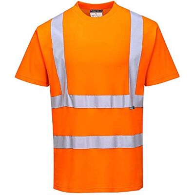 Portwest S170ORRM bomull komfort t-shirt S/S, medium, orange Portwest S170ORRM bomull komfort t-shirt S/S, medium, orange