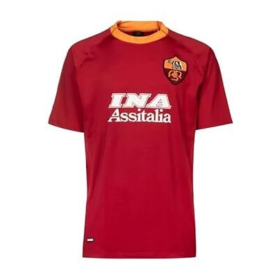 AS Roma Copa Roma Historisk fotbollströja för män AS Roma Copa Roma Historisk fotbollströja för män