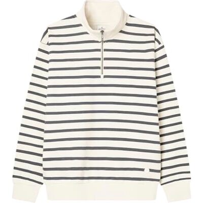 Springfield Sweatshirt för män, vit, S Springfield Sweatshirt för män, vit, S
