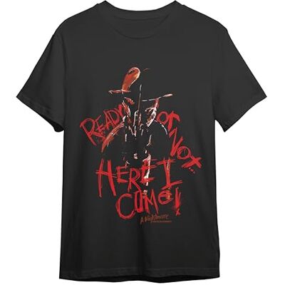 Comic Studio A Nightmare On ELM Street T-shirt Freddy Krueger Svart L, svart, L Comic Studio A Nightmare On ELM Street T-shirt Freddy Krueger Svart L, svart, L