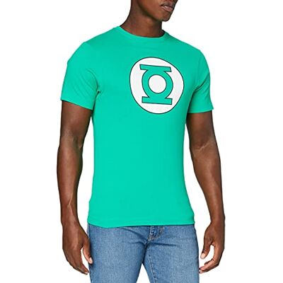 DC Comics mäns gröna lykta cirkel logotyp t-iris DC Comics mäns gröna lykta cirkel logotyp t-iris