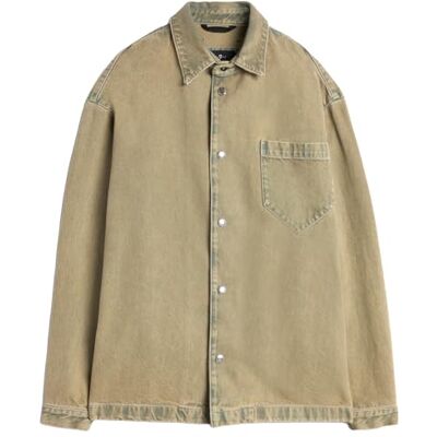 7 For All Mankind Overshirt Sunfaded Army, Grön, M 7 For All Mankind Overshirt Sunfaded Army, Grön, M