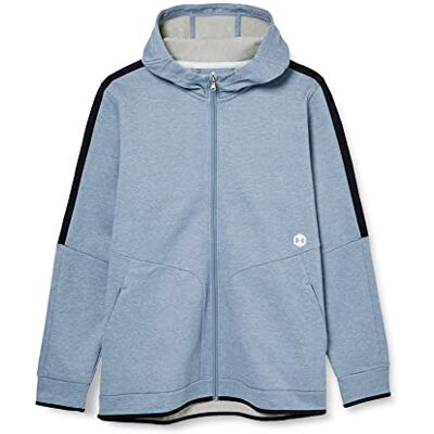 Under Armour Herr atletisk återhämtning fleece full dragkedja uppvärmningstopp Grå Askgrå/metallisk silver (013) XL Under Armour Herr atletisk återhämtning fleece full dragkedja uppvärmningstopp Grå Askgrå/metallisk silver (013) XL