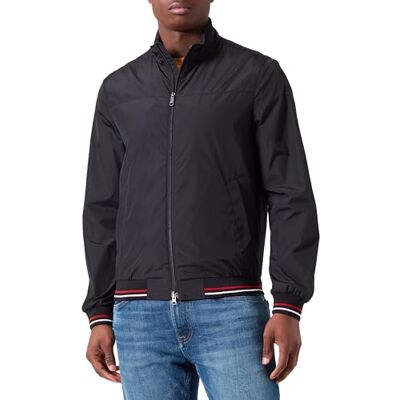Geox Man M JHARROD JACKETS BLACK/VHITE RED_60, Svart/vit röd, 60 Geox Man M JHARROD JACKETS BLACK/VHITE RED_60, Svart/vit röd, 60