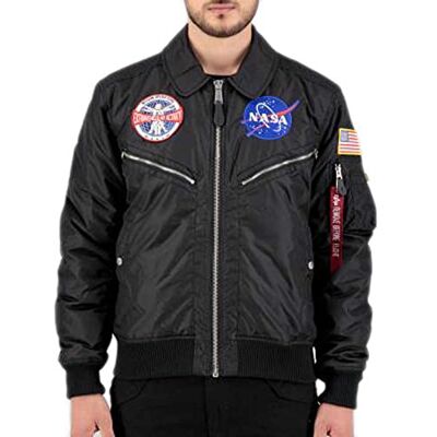 Alpha Industries Spacewalk Jacket Bomberjacka-Herrar Black Alpha Industries Spacewalk Jacket Bomberjacka-Herrar Black