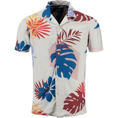 KEY LARGO KEYLARGO herrskjorta MSH KLSPLASH 1/2 mönstrad, Vit (1 000 st), 3XL KEY LARGO KEYLARGO herrskjorta MSH KLSPLASH 1/2 mönstrad, Vit (1 000 st), 3XL