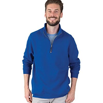 Charles River Apparel herrtröja Crosswind kvartsdragkedja, Kunglig, M Charles River Apparel herrtröja Crosswind kvartsdragkedja, Kunglig, M
