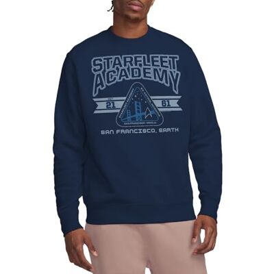 Star Trek Starfleet Academy Earth Crew sweatshirt, marinblå, XX-Large, Marinblått Xsp, XXL Star Trek Starfleet Academy Earth Crew sweatshirt, marinblå, XX-Large, Marinblått Xsp, XXL