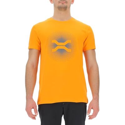 Jeep Kortärmad T-shirt för män, Hyper Orange, M Jeep Kortärmad T-shirt för män, Hyper Orange, M