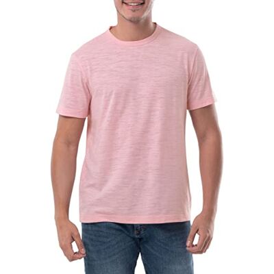 Lee Kortärmad lub-tyg T-shirt för män, Korallrouge, XL Lee Kortärmad lub-tyg T-shirt för män, Korallrouge, XL