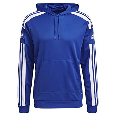 adidas För Män Squadra 21 Hoodie, Royal Blue/White, M adidas För Män Squadra 21 Hoodie, Royal Blue/White, M