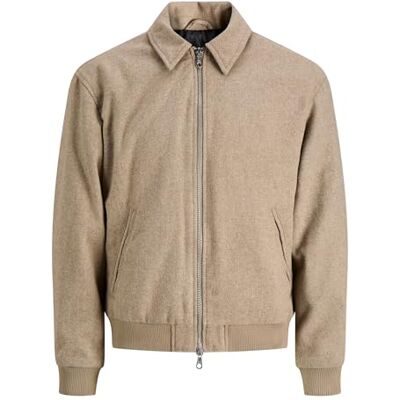 JACK & JONES herr Jcocover bomberjacka, grip, xx_l, Greige, XXL JACK & JONES herr Jcocover bomberjacka, grip, xx_l, Greige, XXL