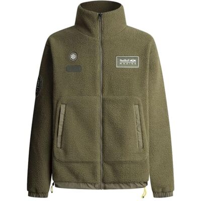 Red Bull Racing X Pepe Jeans herr EXPLORER FLEECE tröja, grön (MILITÄR GRÖN), XXL, Grön (militärgrön), XXL Red Bull Racing X Pepe Jeans herr EXPLORER FLEECE tröja, grön (MILITÄR GRÖN), XXL, Grön (militärgrön), XXL