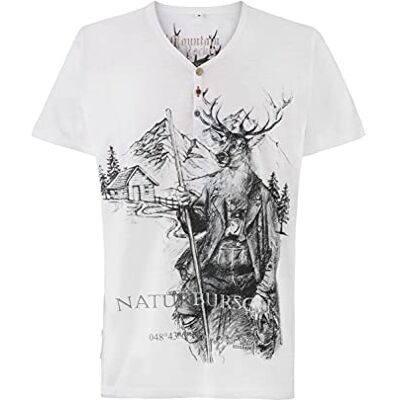 Stockerpoint Herr Naturbursch t-shirt, Vit, XXL Stockerpoint Herr Naturbursch t-shirt, Vit, XXL