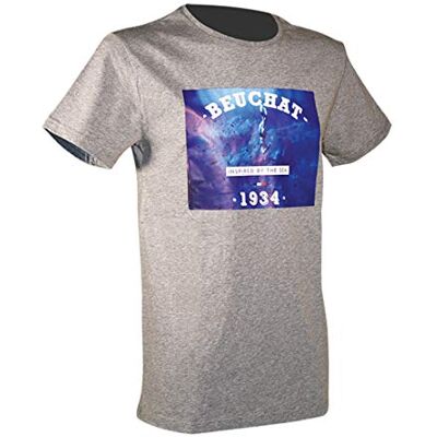 BEUCHAT herr foto t-shirt, grå, S BEUCHAT herr foto t-shirt, grå, S