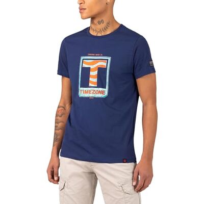 Timezone Aqua T-shirt för män, blå, XL Timezone Aqua T-shirt för män, blå, XL