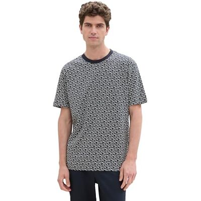 TOM TAILOR T-shirt för män, 35992 – Marin Triangeldesign, M TOM TAILOR T-shirt för män, 35992 – Marin Triangeldesign, M