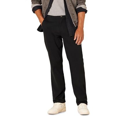 Amazon Essentials herr klassisk passform vardaglig stretch chinos byxa, svart, 29 B x 34 L Amazon Essentials herr klassisk passform vardaglig stretch chinos byxa, svart, 29 B x 34 L