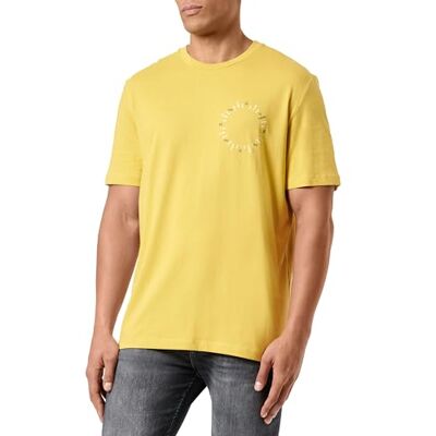 s.Oliver Sales GmbH & Co. KG/ T-shirt för män kortärmad t-shirt kortärmad, GUL, L s.Oliver Sales GmbH & Co. KG/ T-shirt för män kortärmad t-shirt kortärmad, GUL, L