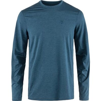 Fjällräven Fjallraven 12600214-534 Abisko Day Hike LS M sweatshirt herr indigo blå storlek M Fjällräven Fjallraven 12600214-534 Abisko Day Hike LS M sweatshirt herr indigo blå storlek M