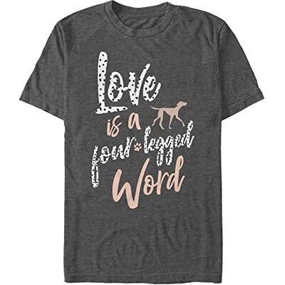 Disney Classics Unisex 101 Dalmatians-Four Legged Love Organic Short Sleeve t-shirt, Melange svart, XXL, Melange svart, XXL Disney Classics Unisex 101 Dalmatians-Four Legged Love Organic Short Sleeve t-shirt, Melange svart, XXL, Melange svart, XXL