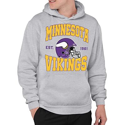 Junk Food Unisex Arizona Cardinals Team hjälm vuxen fleece huvtröja tröja med huva, Minnesota Vikings Athletic Heather, M Junk Food Unisex Arizona Cardinals Team hjälm vuxen fleece huvtröja tröja med huva, Minnesota Vikings Athletic Heather, M