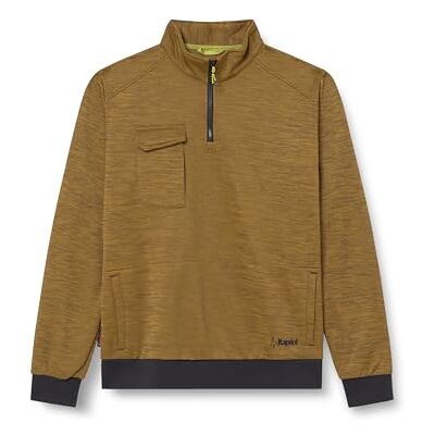 KAPRIOL Halv dragkedja sweatshirt oker XXXL, Standard, L KAPRIOL Halv dragkedja sweatshirt oker XXXL, Standard, L