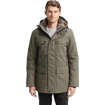 TOM TAILOR herr 1046981 jacka, 32097-mokey oliv grön, S, 32097 – Smokey Olive Green, S TOM TAILOR herr 1046981 jacka, 32097-mokey oliv grön, S, 32097 – Smokey Olive Green, S