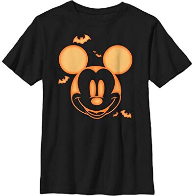 Disney Pojkar Musse Pumpkin T-shirt, svart, M Disney Pojkar Musse Pumpkin T-shirt, svart, M
