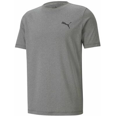 PUMA Felaktig aktiv liten logo t-shirt fotbollströja, grå violett, L, Gråviolett, L PUMA Felaktig aktiv liten logo t-shirt fotbollströja, grå violett, L, Gråviolett, L