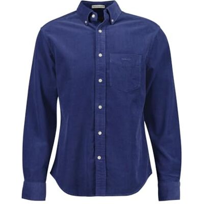 GANT REG UT Corduroy skjorta, Dusty Navy, M GANT REG UT Corduroy skjorta, Dusty Navy, M