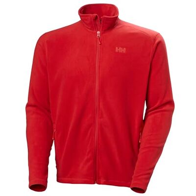 Helly Hansen Mens Daybreaker Fleece Jacket, Red, XL Helly Hansen Mens Daybreaker Fleece Jacket, Red, XL