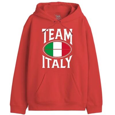 REPUBLIC OF CALIFORNIA "Team Italy" UXREPCZSW036 Sweatshirt för herr, röd, storlek M, Färg: röd, XS REPUBLIC OF CALIFORNIA "Team Italy" UXREPCZSW036 Sweatshirt för herr, röd, storlek M, Färg: röd, XS