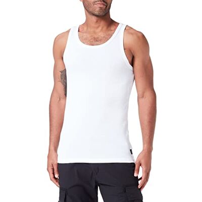 s.Oliver Tanktop för män, Vit, L s.Oliver Tanktop för män, Vit, L